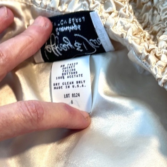 VTG Jeffrey & Dara Evenings by Tom Barra,Exquisite 1-Pc w/Attached Jacket,Size 8 - Picture 4 of 17